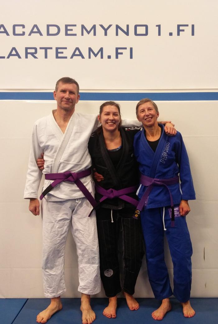 Purple belt · December 8, 2018 · Promoted by Greger Forsell