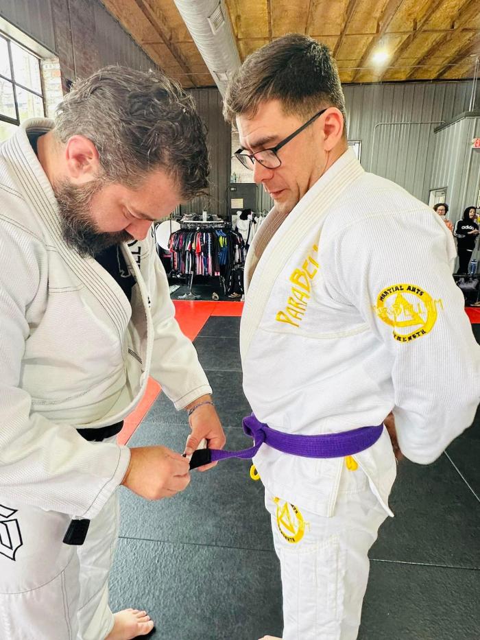 Purple belt · November 7, 2022 · Promoted by Dave