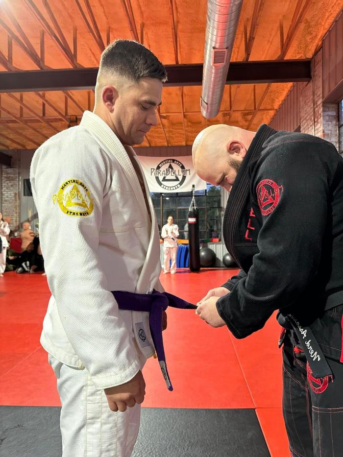 Purple belt · November 7, 2022 · Promoted by Dave
