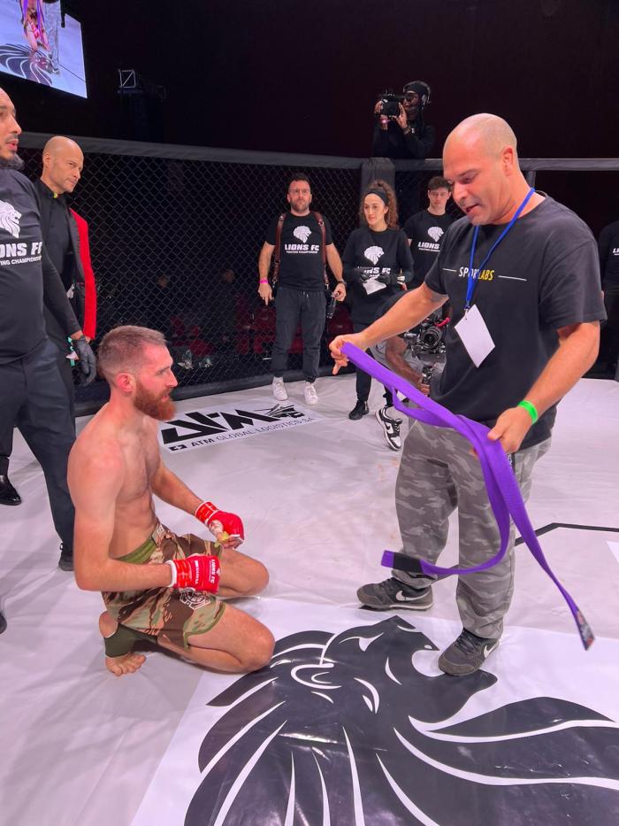 Purple belt · December 9, 2023 · Promoted by Dom Ciccarino