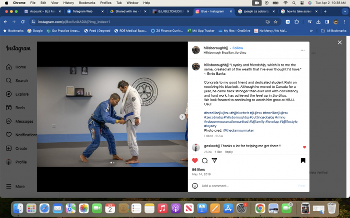 Blue belt · May 14, 2019 · Promoted by Josef Manuel