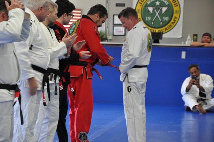 Promotion to 1st degree by Master John Machado
