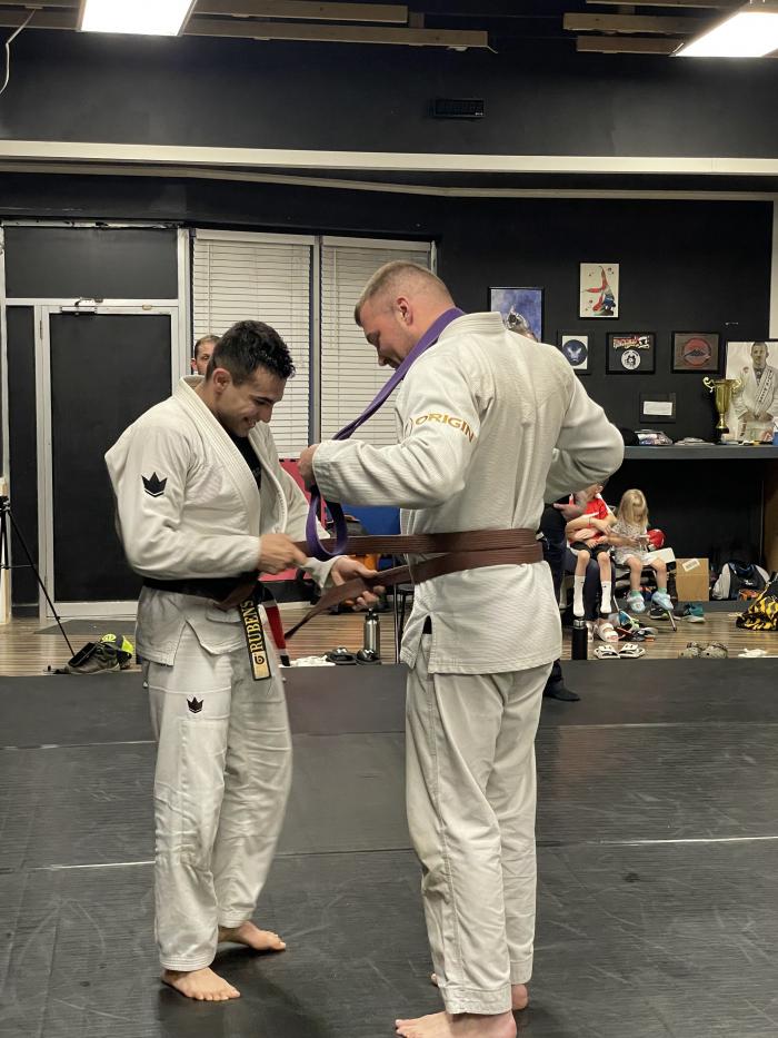 Brown belt · April 1, 2024 · Promoted by Rubens Oliveira