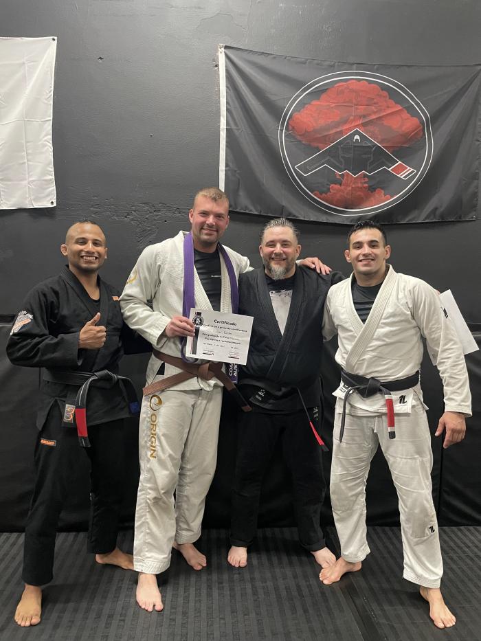 Brown belt · April 1, 2024 · Promoted by Rubens Oliveira