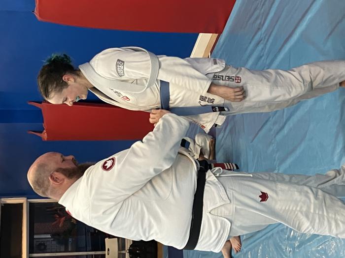 Blue belt · August 17, 2023 · Promoted by Dave Tabron