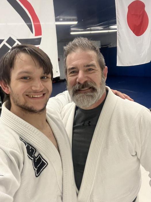 Jeff with Coach Terry Hunt