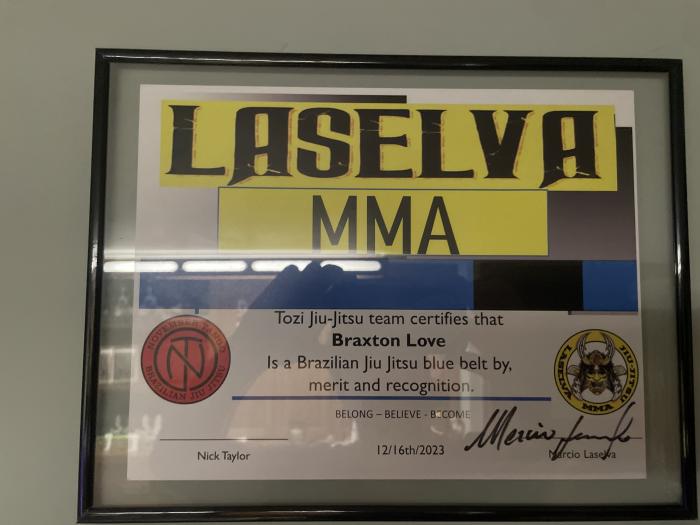 Blue belt · December 16, 2023 · Promoted by Marcio Laselva