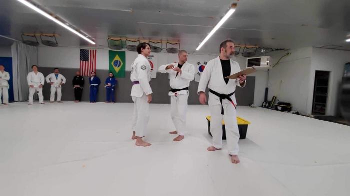Purple belt 3rd Stripe Promotion March 23, 2024
