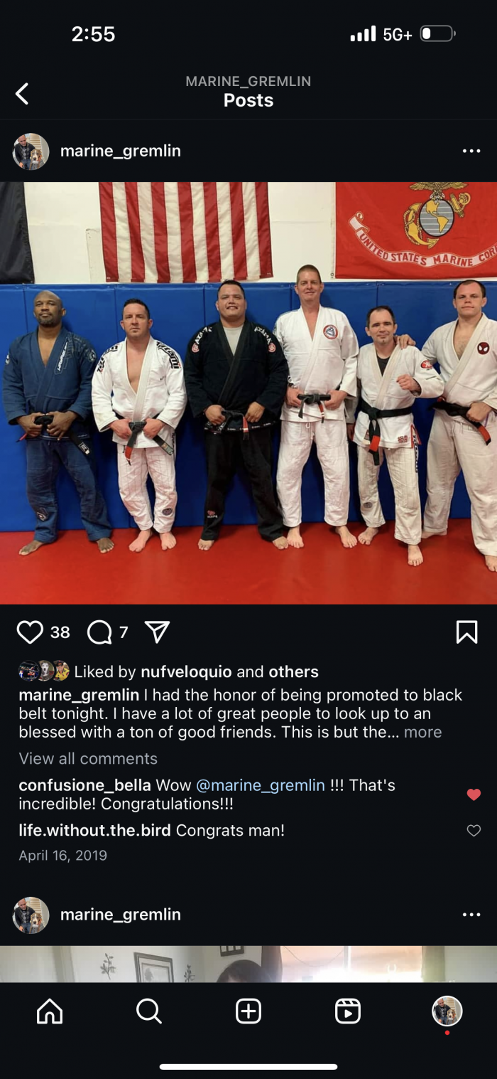 Black belt · April 16, 2019 · Promoted by Jim Strahley