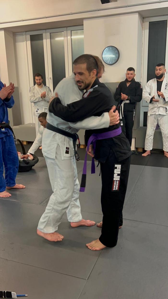 Purple belt · February 16, 2024 · Promoted by Tony Hesse