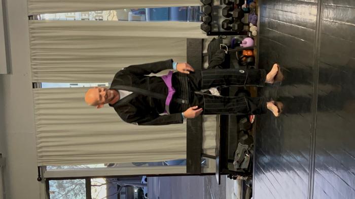 Purple belt · February 7, 2022 · Promoted by Chris Anderson