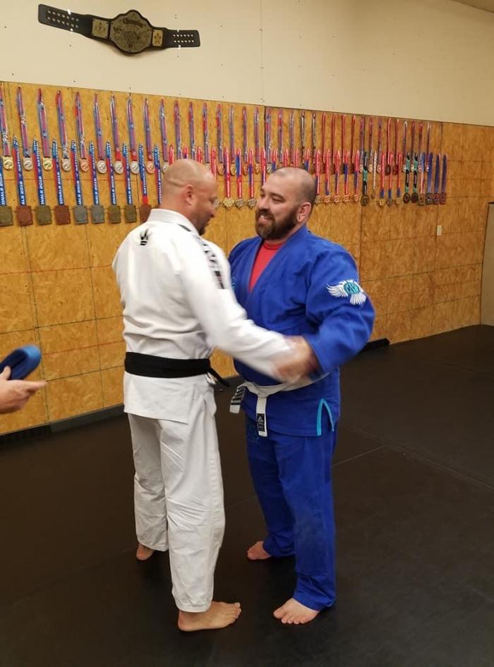 Blue belt · July 2, 2018 · Promoted by Josh Pulsifer