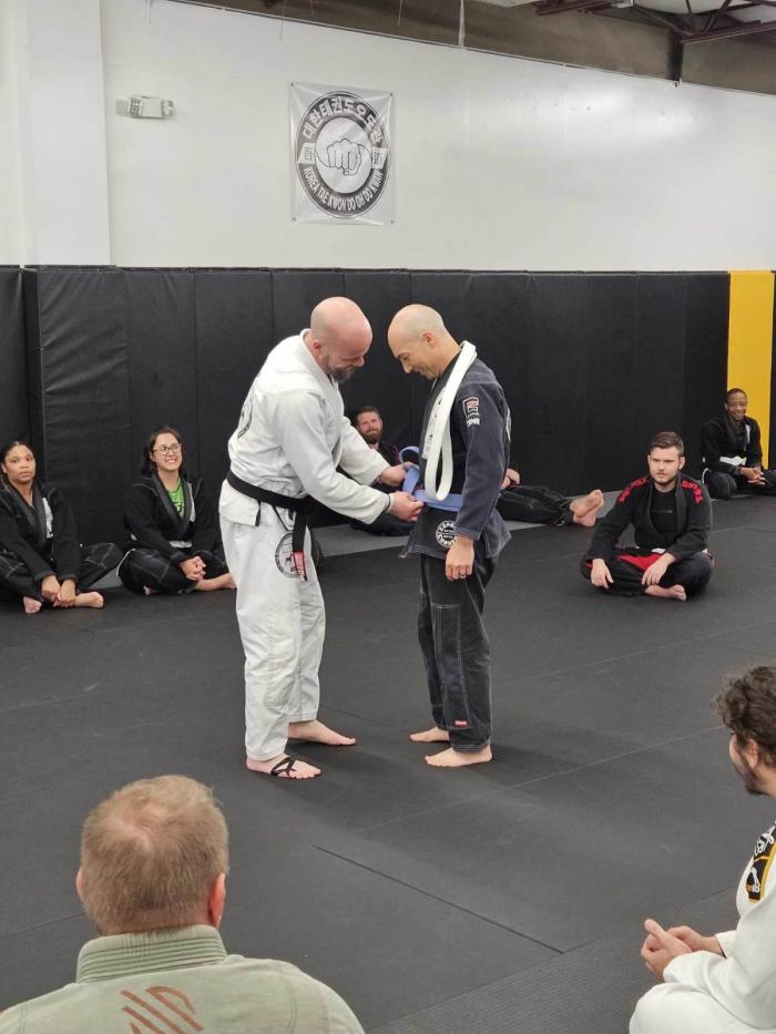 Blue belt · April 2, 2024 · Promoted by Jacob Michael Bateman