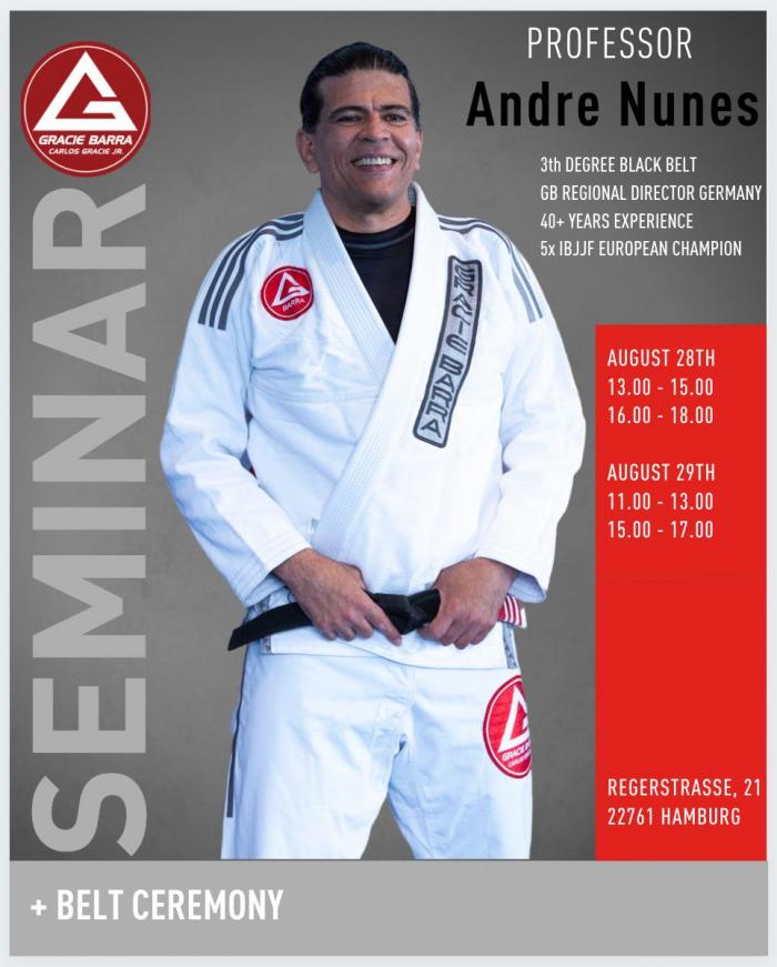 Blue belt · August 29, 2021 · Promoted by André Nunes