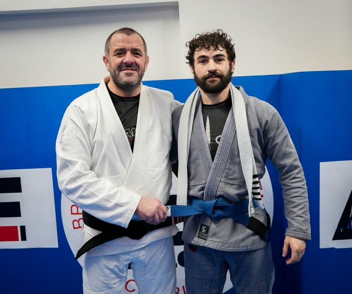 Blue belt · April 8, 2024 · Promoted by Matthew Callaghan