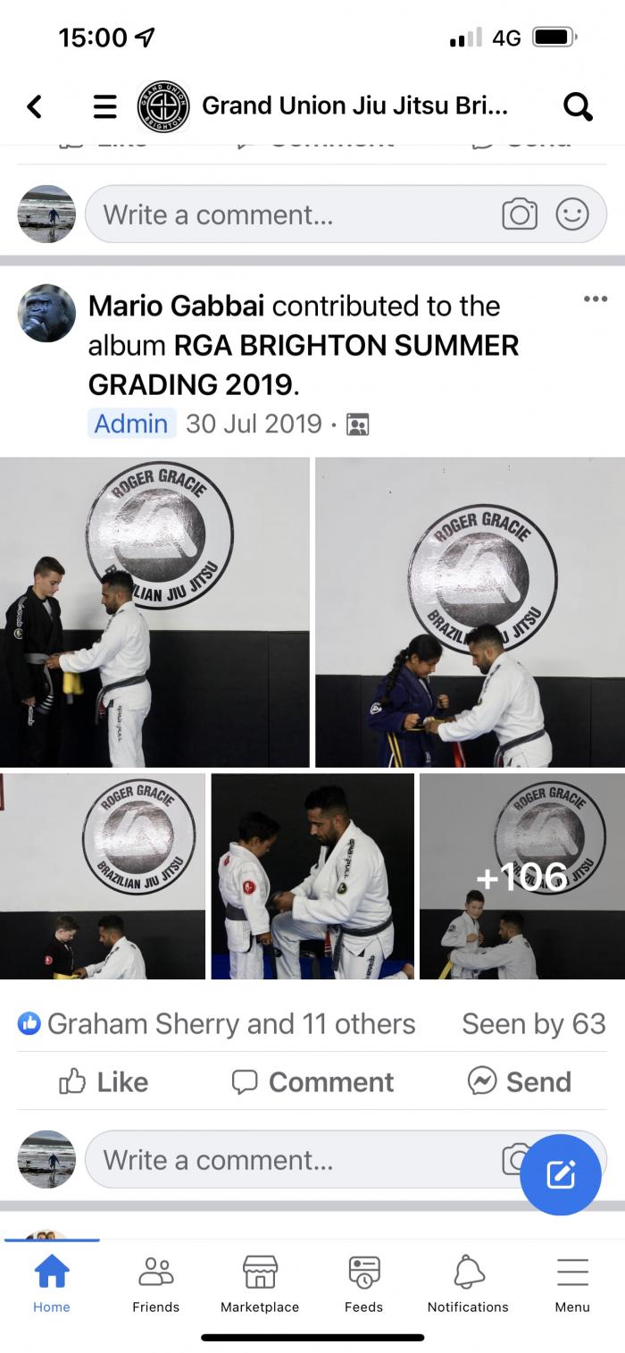 Purple belt · July 30, 2019 · Promoted by Cesar Lima