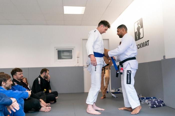 Blue belt graduation