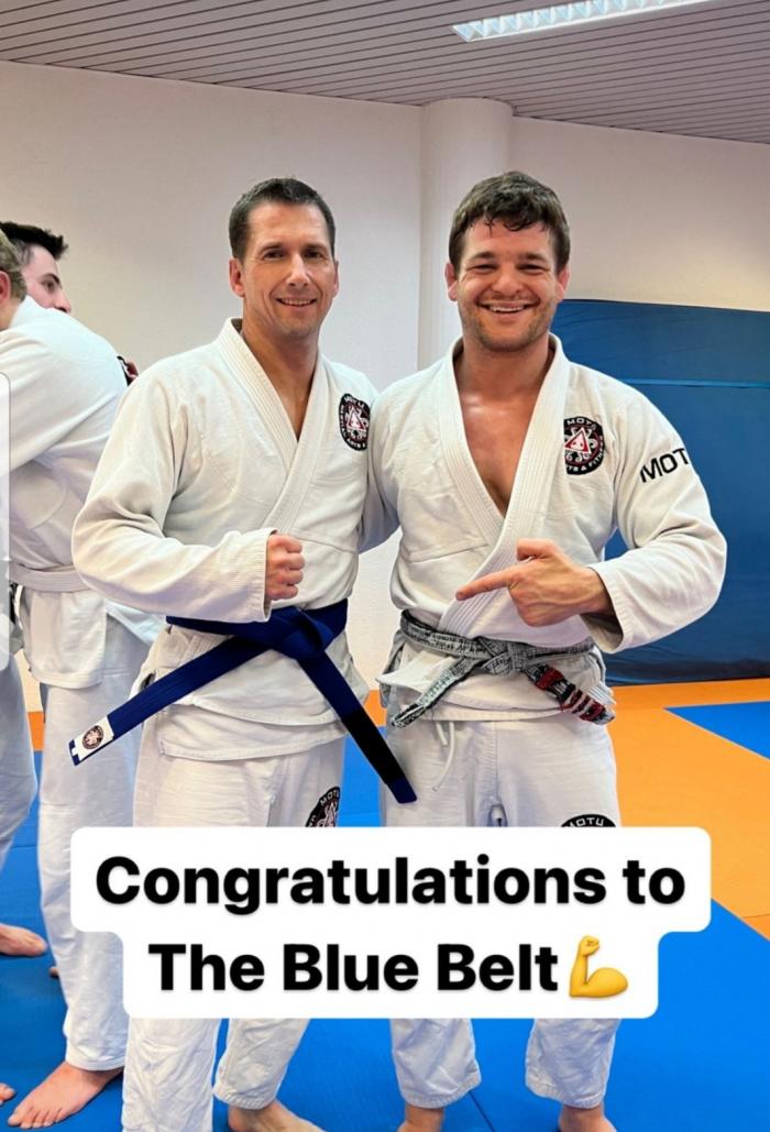 Blue belt · March 4, 2024 · Promoted by Peter Mettler