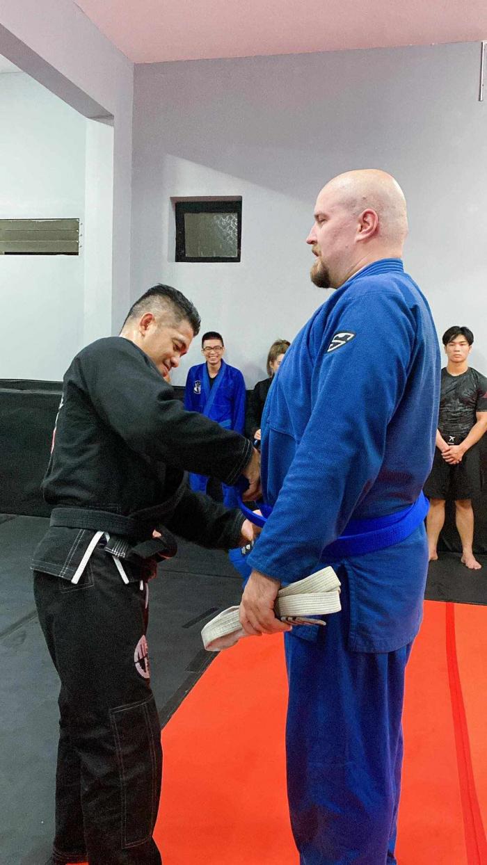Blue belt · February 19, 2024 · Promoted by Marc Louie Aldovino