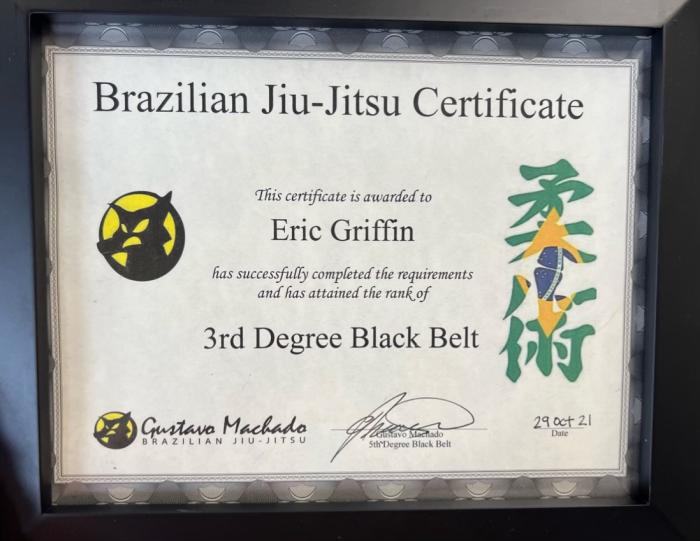 Black belt 3rd degree · March 19, 2022 · Promoted by Gustavo Machado
