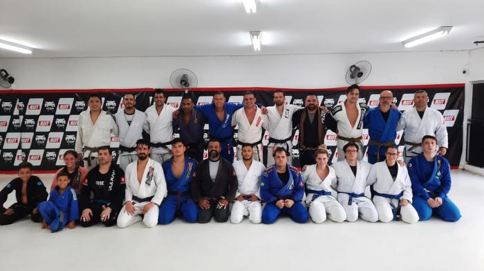 My black belt promotion with my master Paulo Guimaraes Rett and the , now coral belt, Rogerio Olegario
