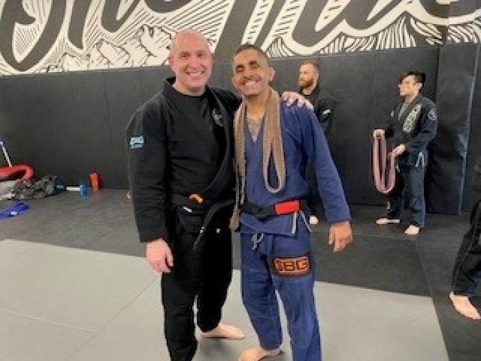 Belt Promotion Ceremony for friend