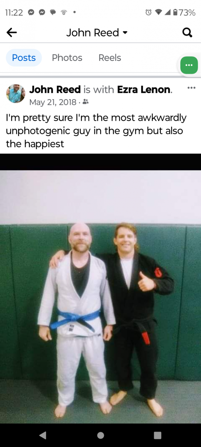 Blue belt · May 21, 2018 · Promoted by Ezra Lenon