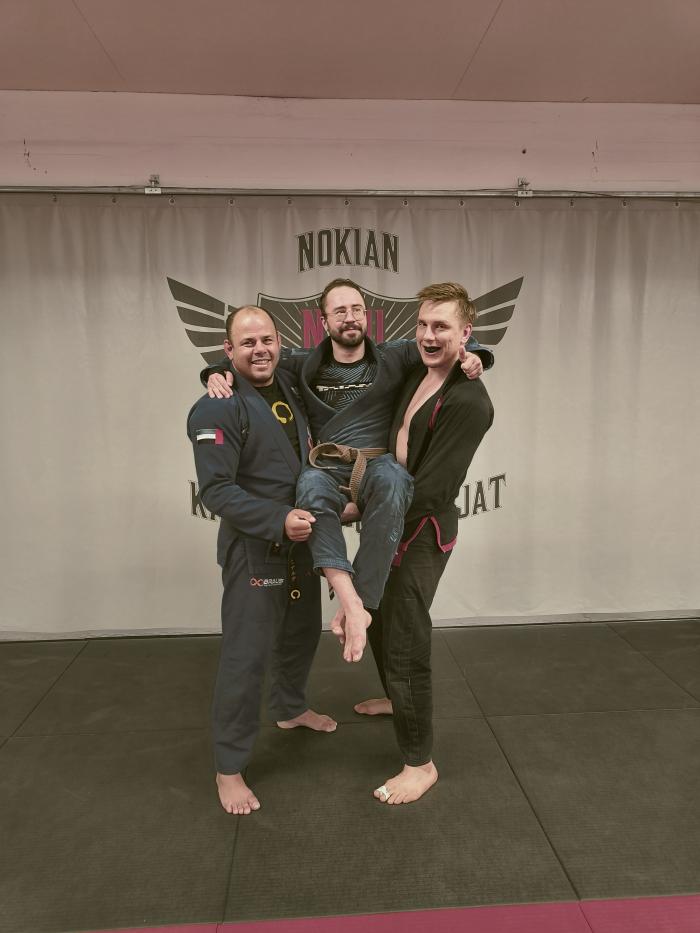 Brown belt · April 17, 2024 · Promoted by Tero Pyylampi