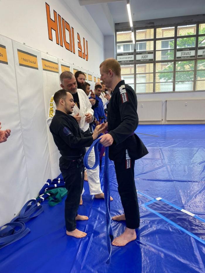 Purple belt · April 20, 2024 · Promoted by Rubén Reinsch-Schwinn