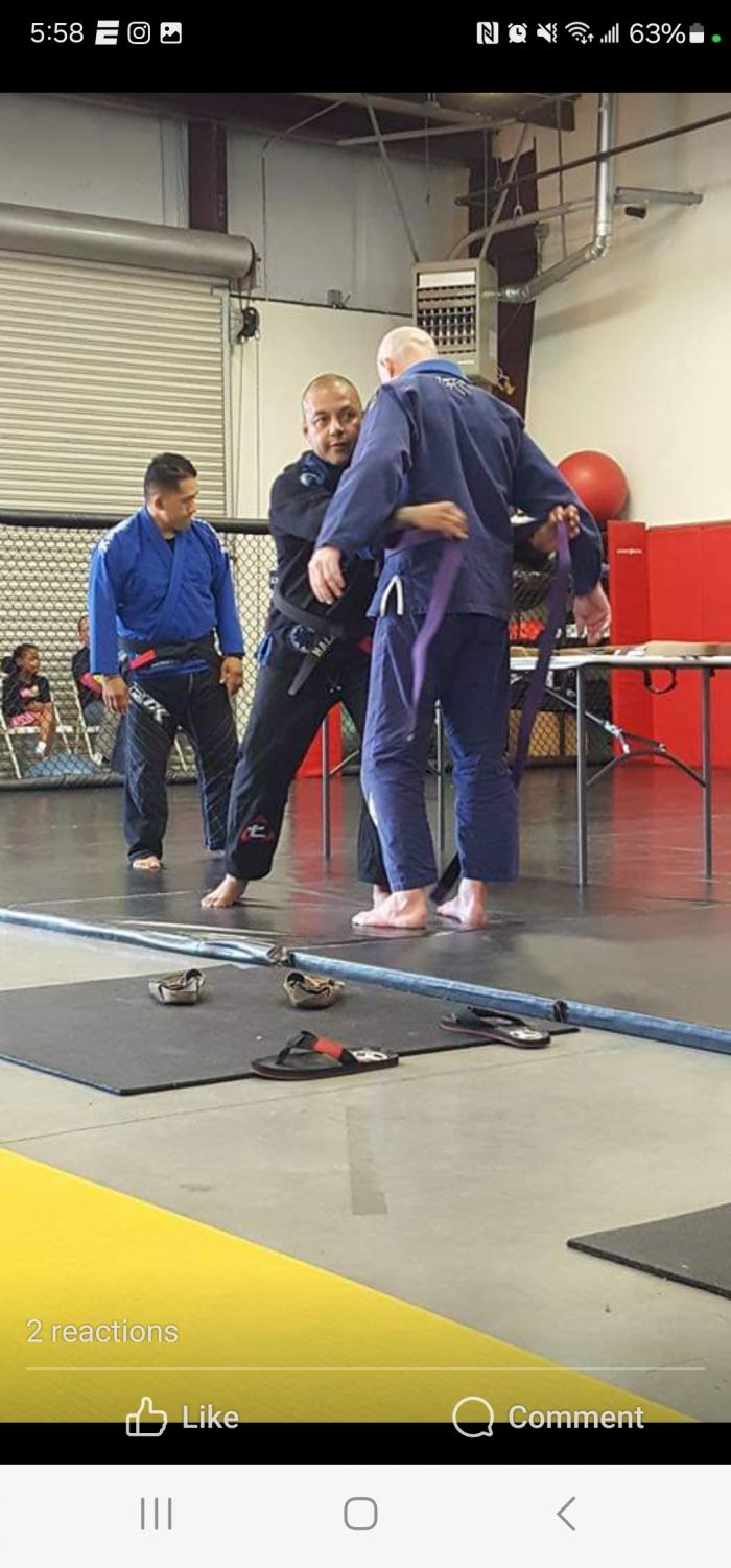 Purple belt · April 1, 2018 · Promoted by Angel Lopez