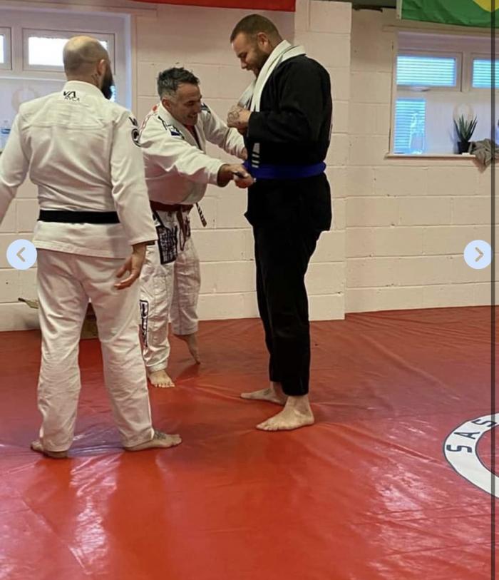 Blue belt · December 11, 2021 · Promoted by Adam kiely