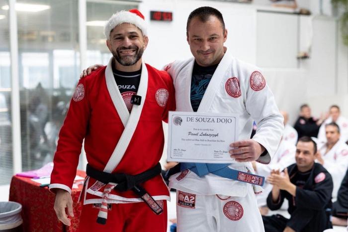 Blue belt · December 5, 2022 · Promoted by Alex De Souza
