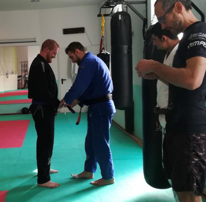 Purple belt · October 6, 2018 · Promoted by Andre Crispin