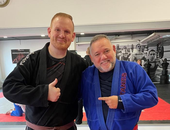 Brown belt · December 18, 2021 · Promoted by Mestre Andre Crispin
