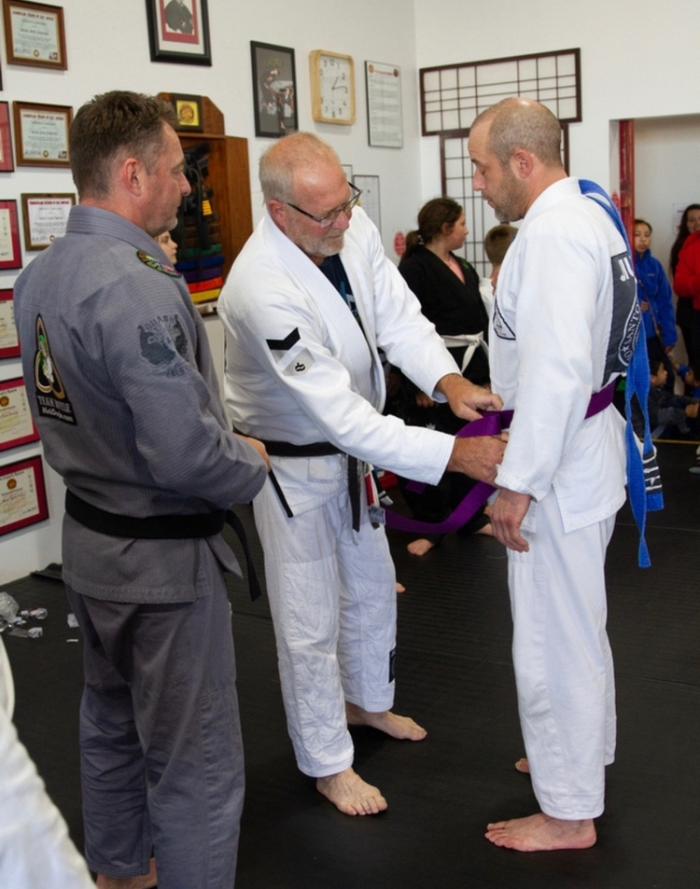 Purple belt · October 24, 2020 · Promoted by Scott Thompson