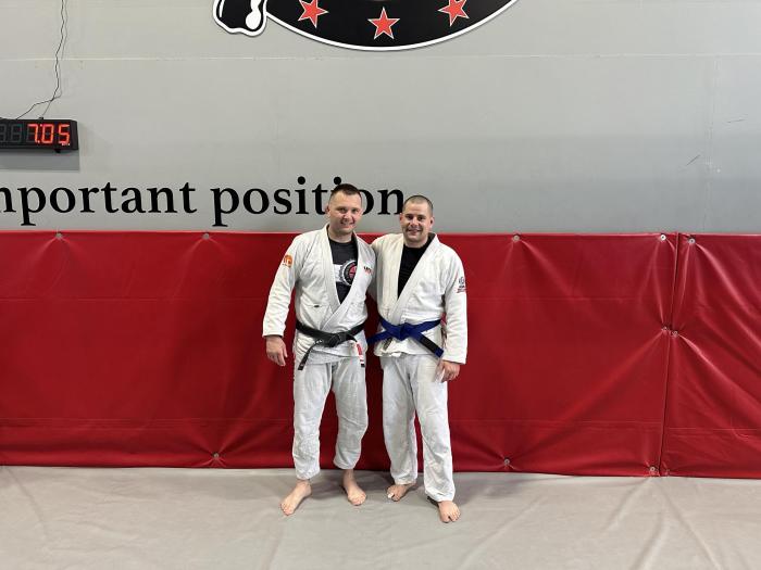 Blue belt · April 16, 2024 · Promoted by Shawn Albrecht