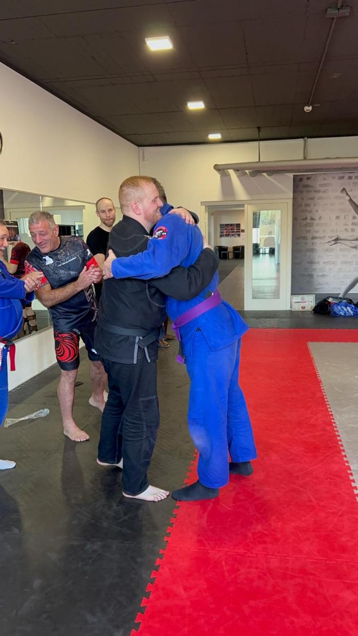 Purple belt for my Student
