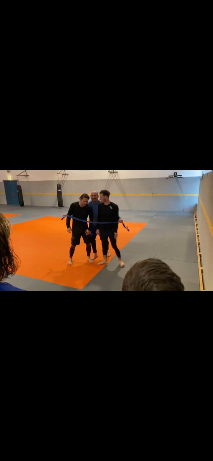 Blue belt · April 26, 2024 · Promoted by Kevin Bongers