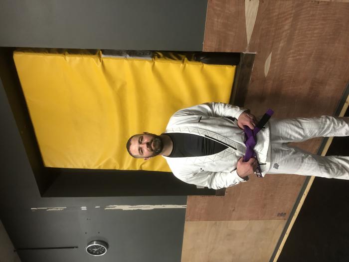 Purple belt · April 28, 2024 · Promoted by Grant Cruickshank