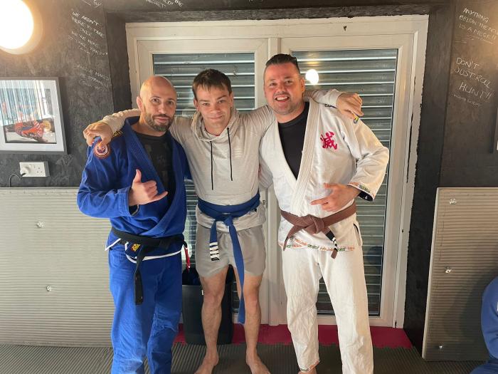Blue belt · August 29, 2022 · Promoted by Jamie Scott