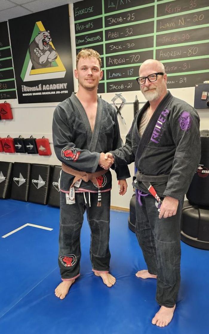 Brown belt · October 26, 2021 · Promoted by Bryan Rumble