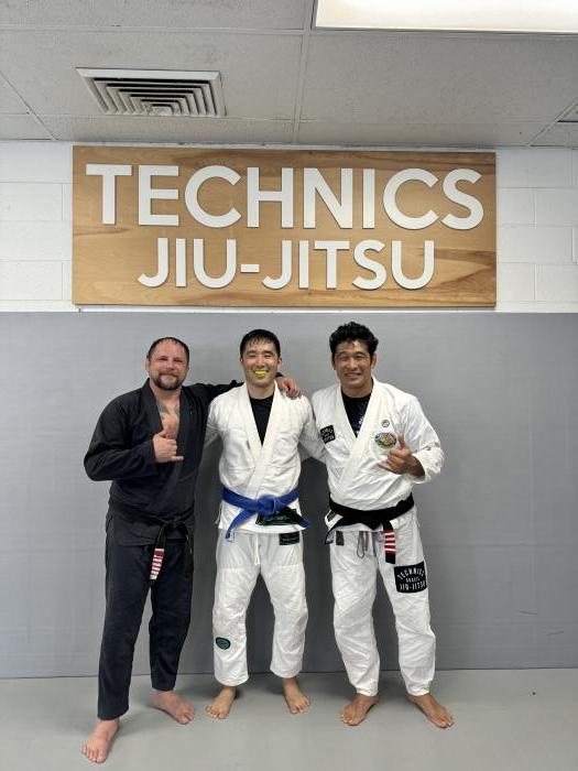 5/4/2024 Picture with Jeff Curran and Rylan Lizares (my professor) at a seminar