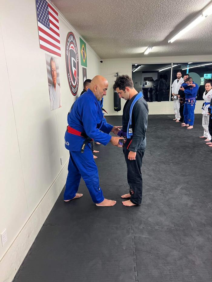 Purple belt · May 10, 2024 · Promoted by Master Alison Henrique Brites (Jucao)