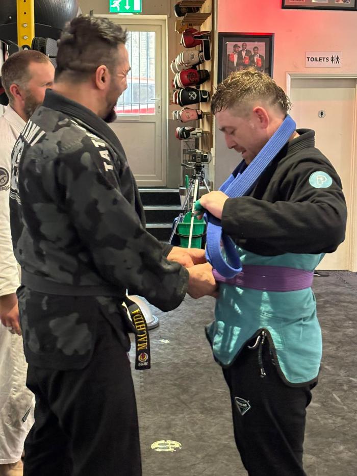 Purple belt promotion