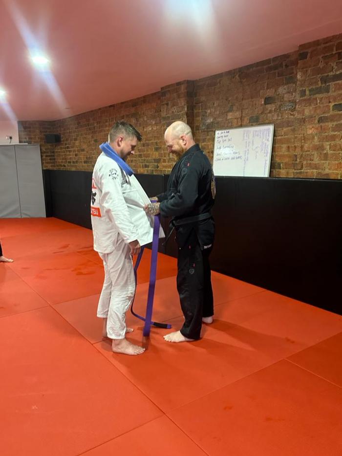 Purple belt promotion