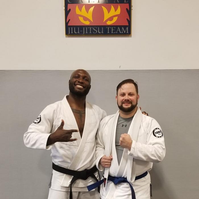 Blue belt · November 3, 2018 · Promoted by Jeremy Lafreniere