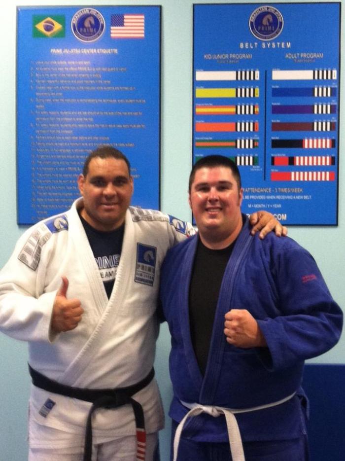 ME AND CARLOS SANTOS, PRIME BJJ, COLORADO SPRINGS
