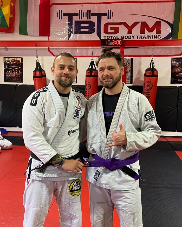 Purple belt · January 29, 2022 · Promoted by Juliano Duarte