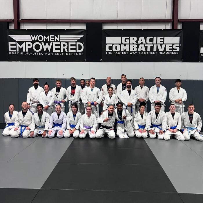 Blue belt · February 23, 2024 · Promoted by Jen Clanton
