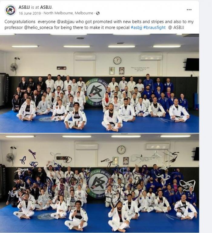 Black belt 1st degree · June 16, 2019 · Promoted by Alexandre dos Santos